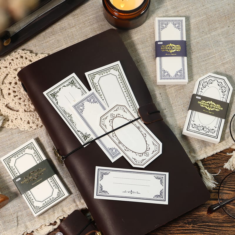 19.デザインペーパー タグ 紙素材 デザインペーパー 60枚set《ocean》 [P334] | Misty Cl