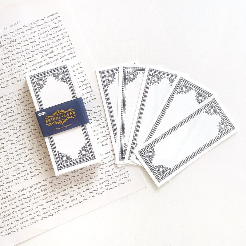 タグ 紙素材 デザインペーパー 60枚set《ocean》 [P334] | Misty Cl