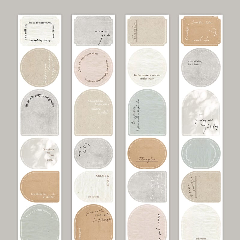 切り売り】Pion マスキングテープ 《background》 [PI036] | Mist