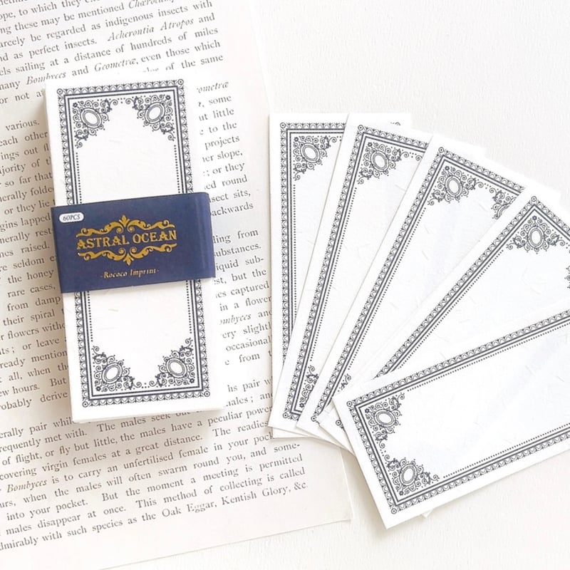 タグ 紙素材 デザインペーパー 60枚set《ocean》 [P334] | Misty Cl