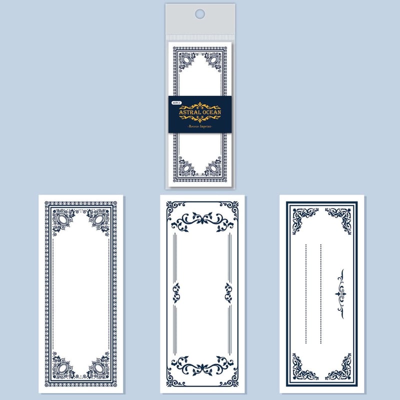タグ 紙素材 デザインペーパー 60枚set《ocean》 [P334] | Misty Cl
