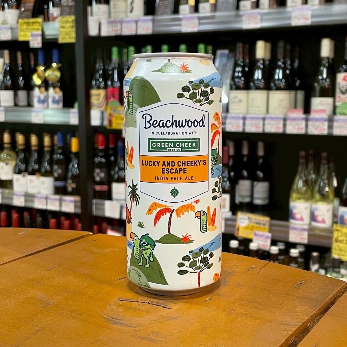 ビーチウッド × グリーンチーク ラッキーとチーキーの休暇 IPA