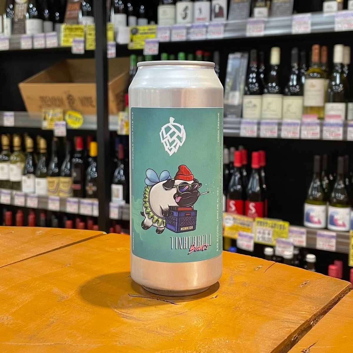 モンキッシュ ティンカーベル ビーツ DDH ダブル IPA ( Monkish Brewin