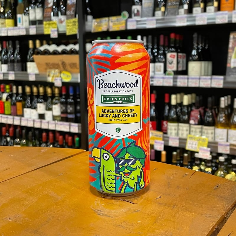 ビーチウッド × グリーンチーク ラッキーとチーキーの大冒険 WC IPA