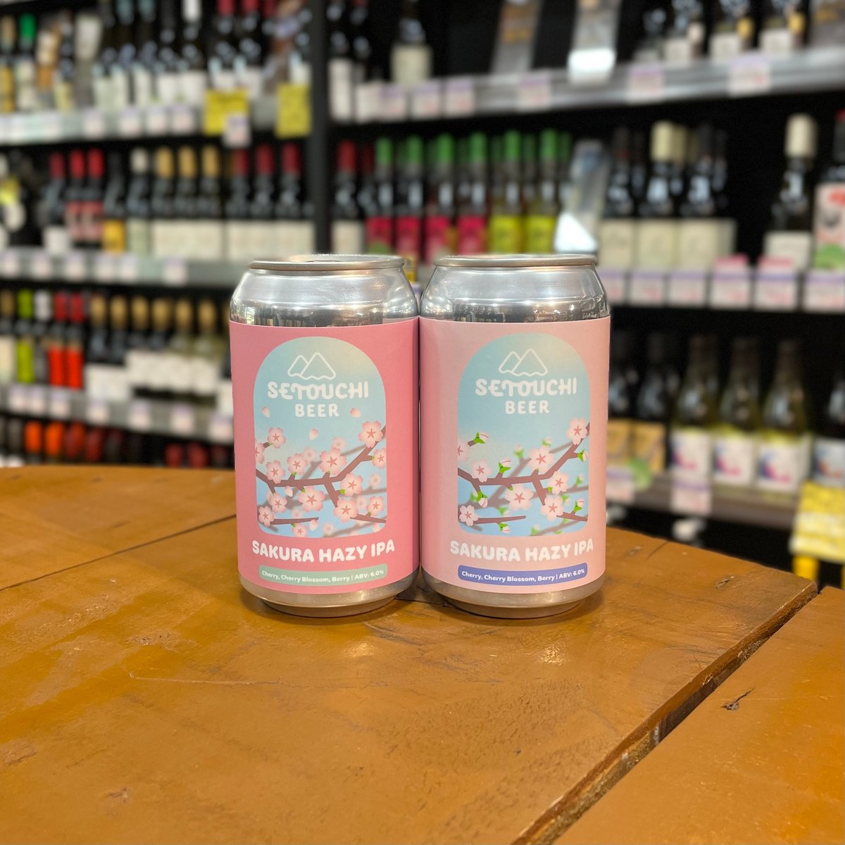 せとうちビール サクラ Hazy IPA 早咲き&満開 -ラベル 2本セット