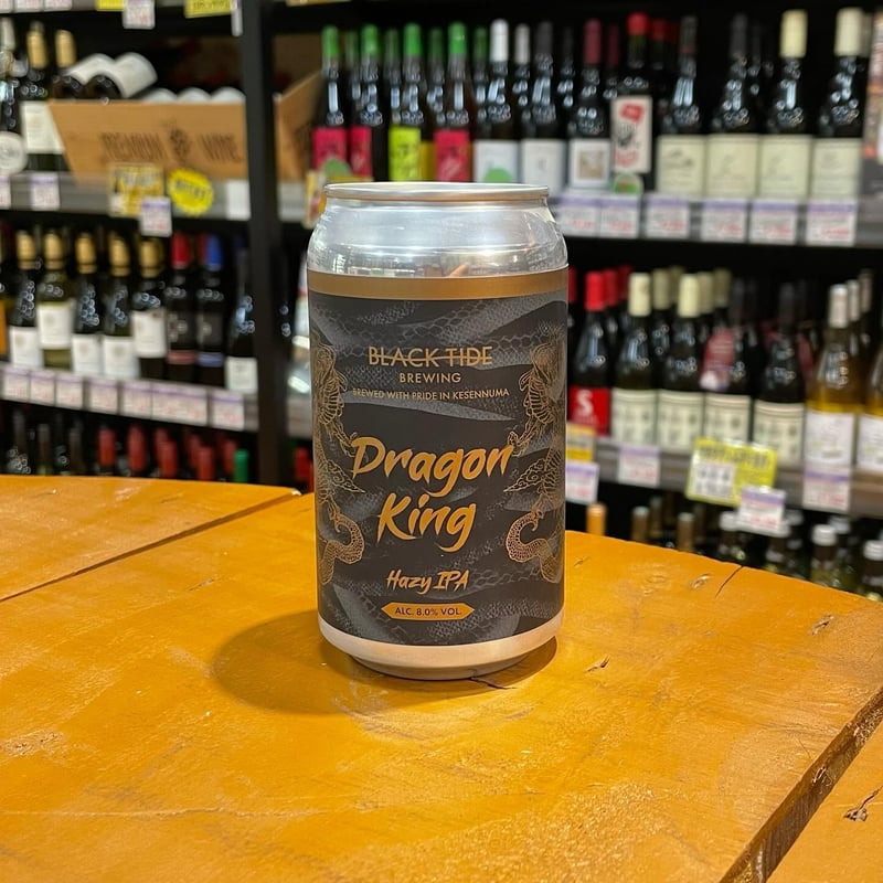 ブラックタイド ドラゴンキング Hazy IPA （ Black Tide Brewing /