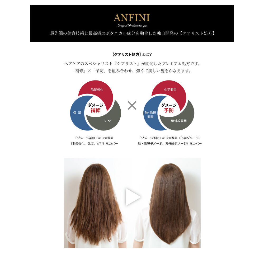 トリートメント1000ミリ 詰め替え【容器なし】 | ANFINI HARE