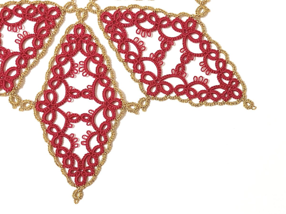 にこる様□オーダー＊ポインセチア＊レース 編み モチーフ□ mqdefault.jpg