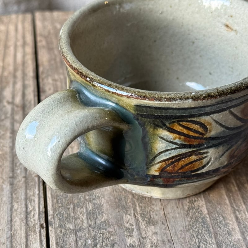 カップ＆ソーサー 線彫 | 照屋窯