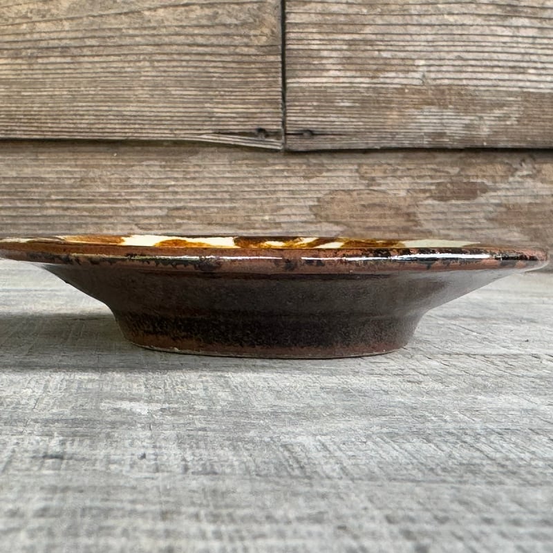 4寸皿 飴唐草 | 照屋窯