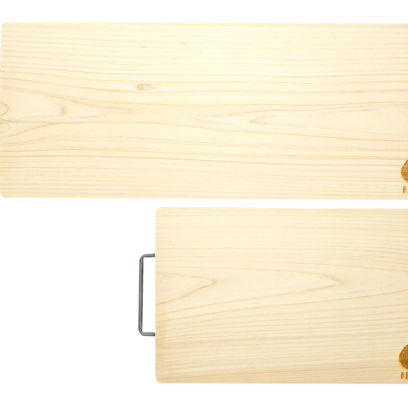 宮崎県産ひのき100％一枚物 まな板（Lサイズ） キャンプなどに | Nitto