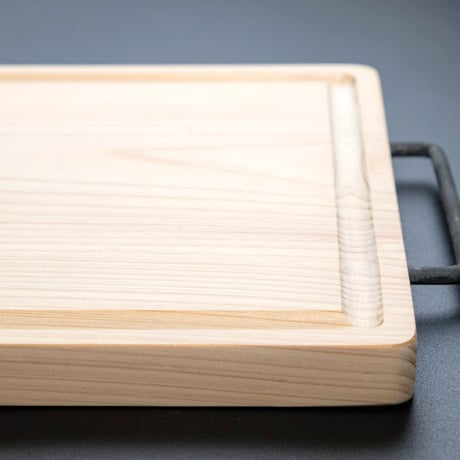 宮崎県産ひのき100％一枚物　まな板（Lサイズ）　キャンプなどに