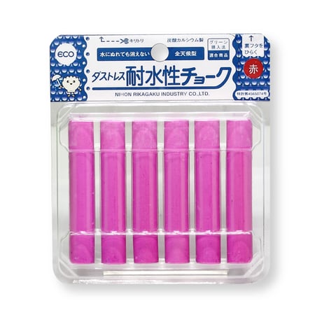 ダストレス耐水性チョーク　６本入