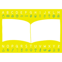 【WEB限定販売品】ＫＰおふろシート　ＡＢＣ＆ぬりえ１０枚組