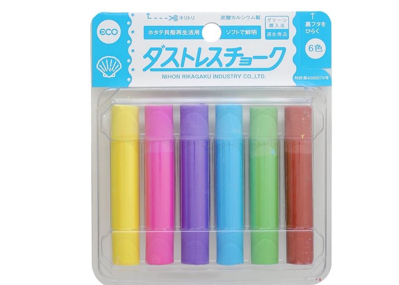 １０個のチョーク　1個から購入可能 ダストレスチョーク6本入 | kitpas online store