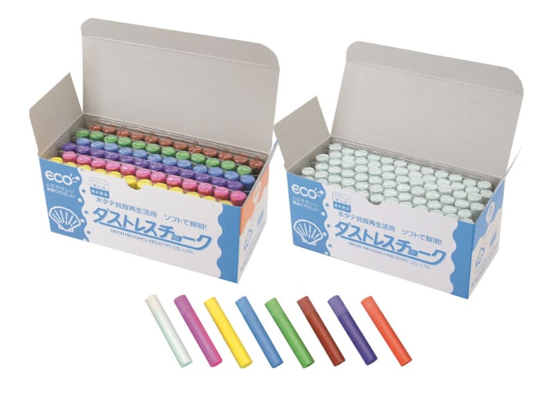 チョーク(ダストレスチョーク) 工事黒板用チョーク ダストレスチョーク 72本入り 白 DCC-72W 黒板用