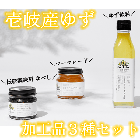 壱岐産ゆず加工品３種セット