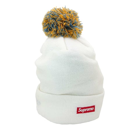 シュプリーム　New Eraニット帽　SUPREME FW16BN36(WHITE)