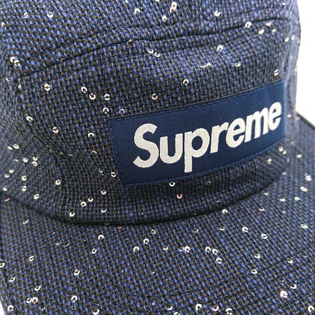 シュプリーム キャップ　SUPREME CAP FW16H66(NAVY)