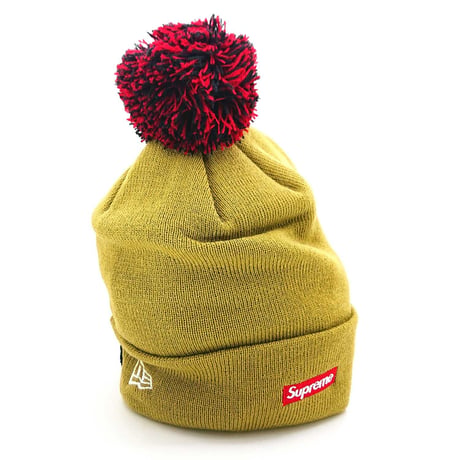シュプリーム　New Eraニット帽　SUPREME FW16BN36(OLIVE)