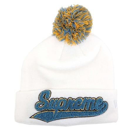 シュプリーム　New Eraニット帽　SUPREME FW16BN36(WHITE)