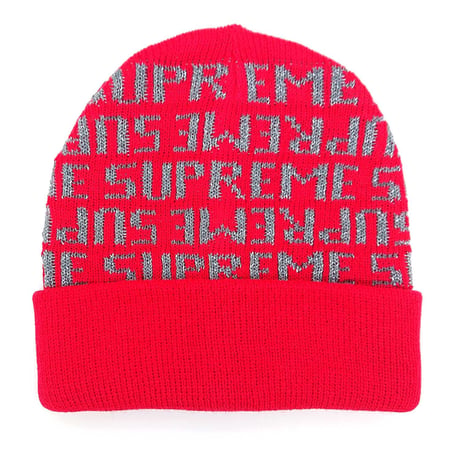 シュプリーム　ニット帽　SUPREME FW16BN5(RED)