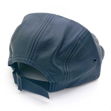 シュプリーム レザーキャップ　SUPREME CAP FW16H56(NAVY)