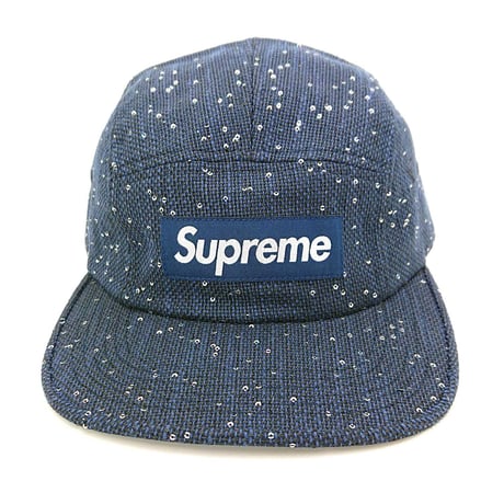 シュプリーム キャップ　SUPREME CAP FW16H66(NAVY)