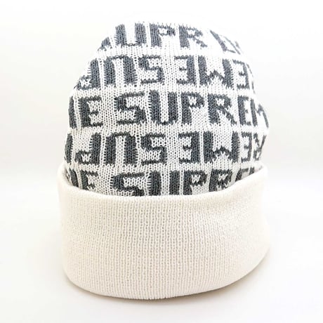 シュプリーム　ニット帽　SUPREME FW16BN5(WHITE)