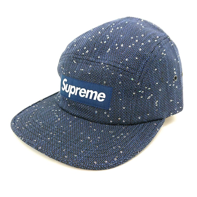supreme ダークブルー キャップ Supreme シュプリーム 2024SS Cordura Denim Small Box 6Panel Cap