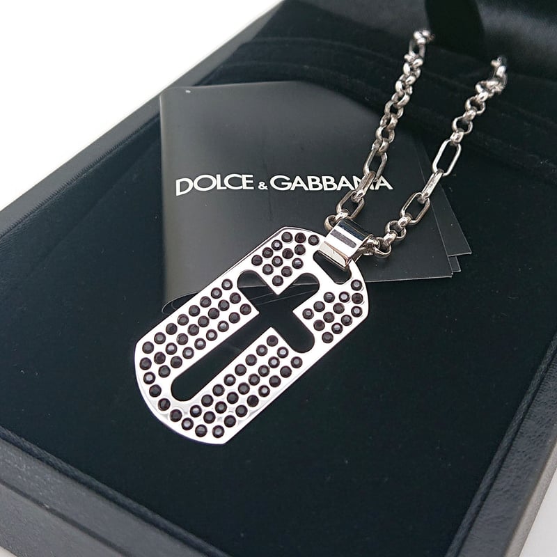 ドルチェ＆ガッバーナ シルバーネックレス DOLCE & GABBANA (FN028A