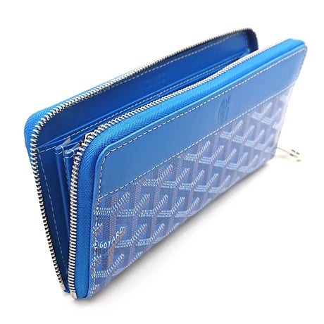ゴヤール　ラウンド長財布　GOYARD(PTF.MATIGNON BLEU/10)