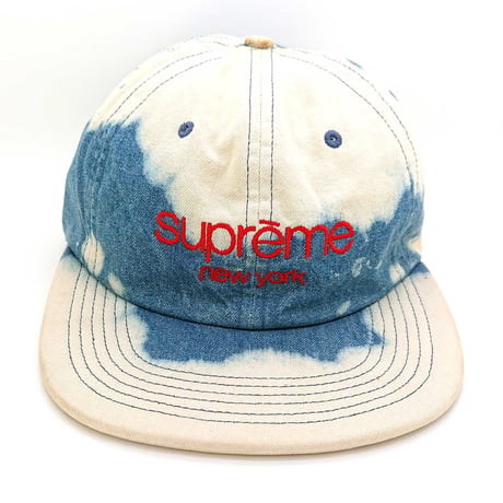 シュプリーム キャップ　SUPREME CAP SS16H56(BLEACH DENIM)
