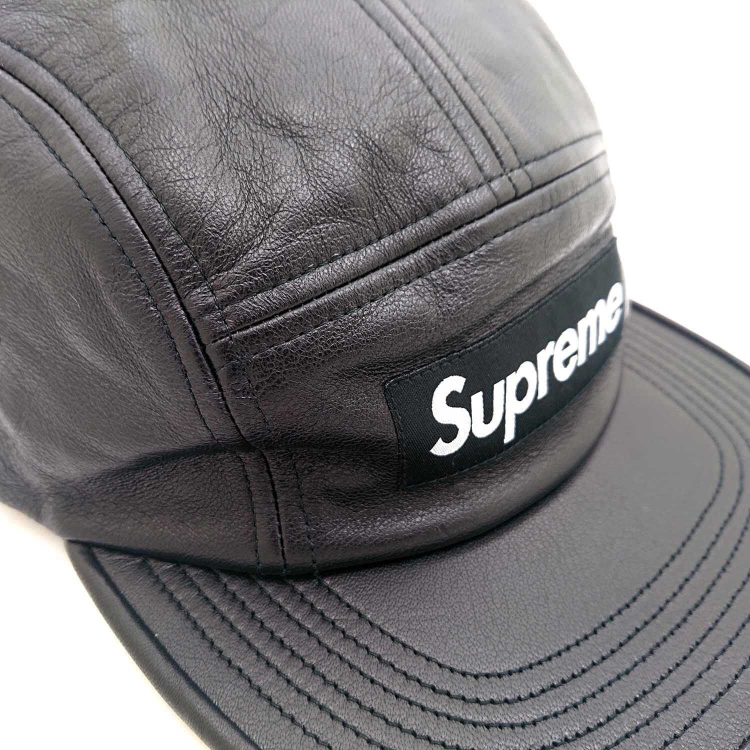 シュプリーム レザーキャップ SUPREME CAP FW16H56(BLACK) | epo
