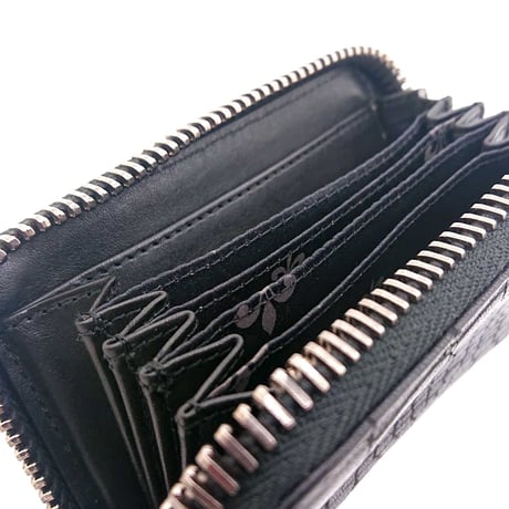 ジョン バルベイトス　牛革カードケース　 John Varvatos  JVWF1536 Y969  (BLACK)