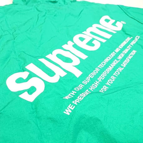 シュプリーム　ウインドブレーカー(ポンチョ)　SUPREME SS16J21(TEAL)