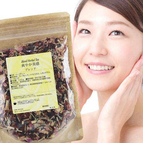 爽やか美感 100g｜ローズヒップをベースに肌にうれしいハーブのブレンド｜ブレンドハーブティー