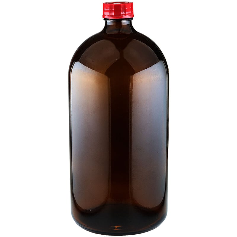 遮光瓶 中栓付 褐色 1000ml（1L）15本入 | shopyuwn