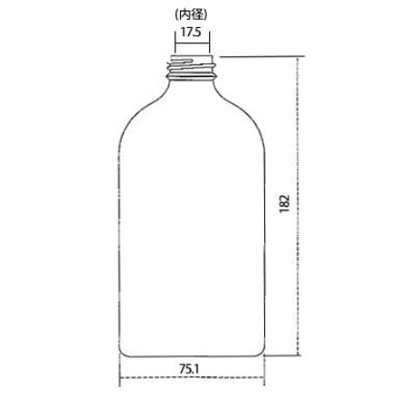 透明ビン 中栓付 500ml  24本入