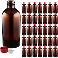 ガラス瓶 中栓付 褐色 300ml 35本入