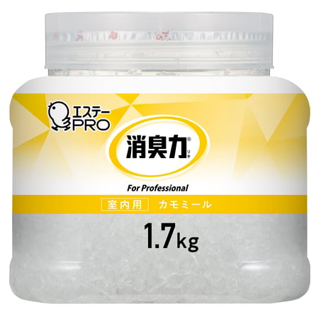 エステー 消臭力 クラッシュゲル 室内用大型消臭剤1.7kg  カモミールの香り