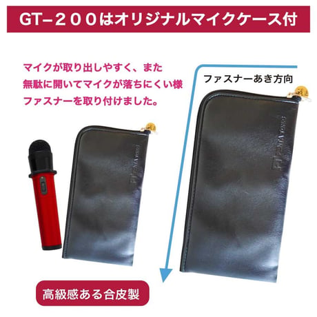 GTM-200set マイマイクPro 充電器セット(マイマイクプロ) ゴールド／ブルー／レッド●カラオケボックス専用