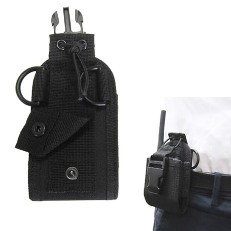 トランシーバー用ポーチ（トランシーバー用カバー）黒