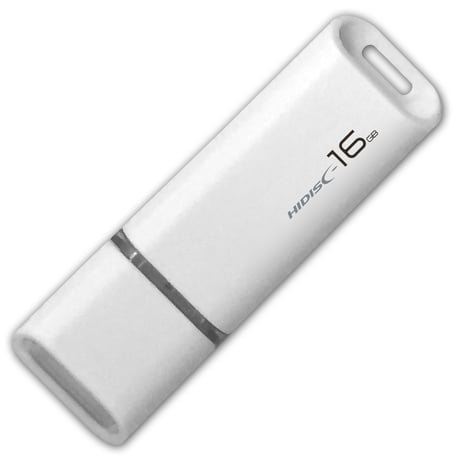 HIDISC USB2.0　フラッシュドライブUSBメモリ 16GB キャップ式