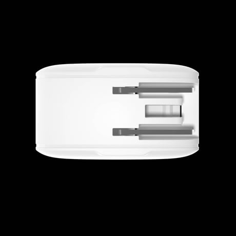 65W 3ポート窒化ガリウムPD充電器コンセント タイプC2口,USB1口