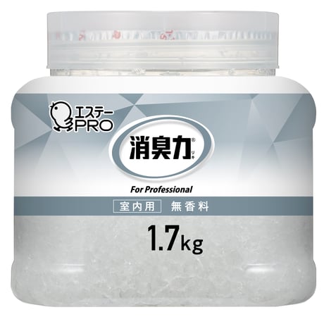 エステー 消臭力 クラッシュゲル 室内用大型消臭剤1.7kg  無香料