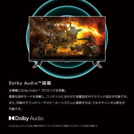 ORION(オリオン)GoogleTV搭載 チューナーレステレビ 50v型 4K対応 GL501U