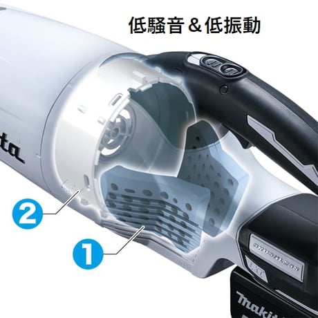 CL280FD-RF　マキタ充電式コードレスクリーナー青 18Vバッテリー・充電器つき