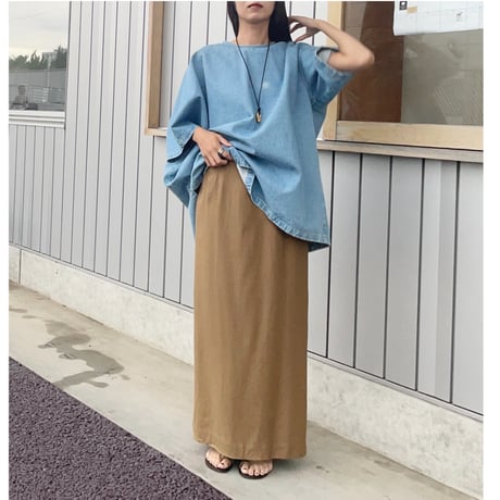 90's EFFORTLESS LONG SKIRT