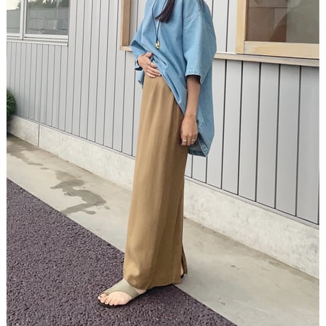 90's EFFORTLESS LONG SKIRT